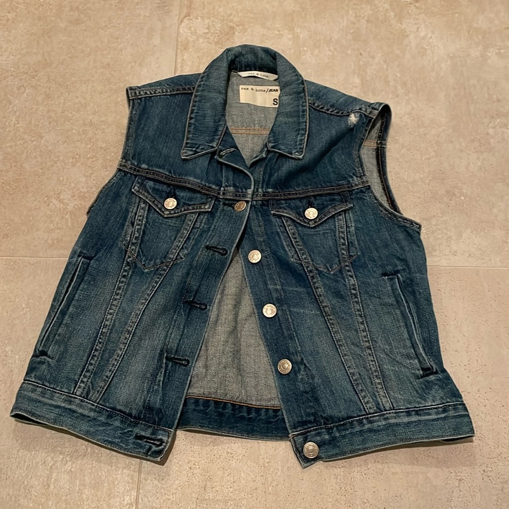Rag and bone Jean vest